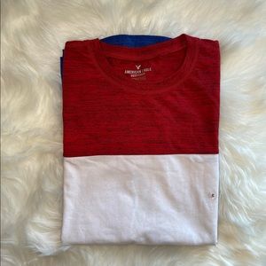 American Eagle Outfitters T-Shirt. Size Small. Red, White & Blue